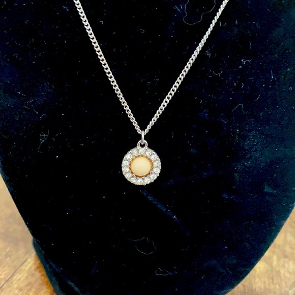 Crystal Circle Necklace and Earring Set - Picture 3 of 4